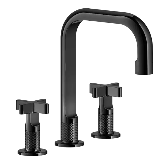 Смеситель для раковины Gessi INCISO 58113#706 black metal PVD