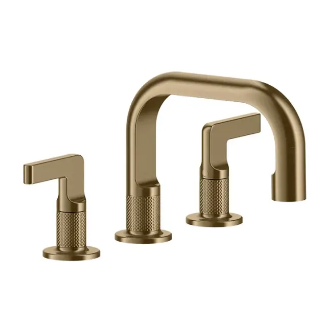 Смеситель для раковины Gessi INCISO 58011#726 warm bronze brushed PVD