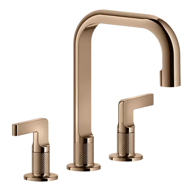 Смеситель для раковины Gessi INCISO 58013#030 медь PVD