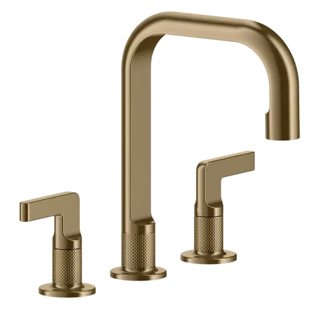 Смеситель для раковины Gessi INCISO 58014#726 warm bronze brushed PVD