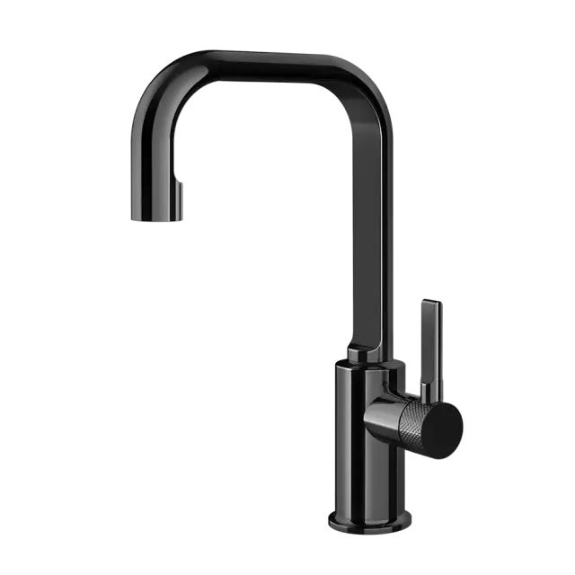 Смеситель для раковины Gessi INCISO 58006#706 black metal PVD