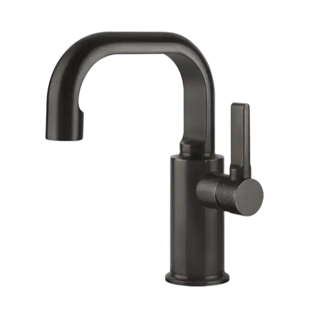 Смеситель для раковины Gessi INCISO 58009#707 black metal brushed PVD