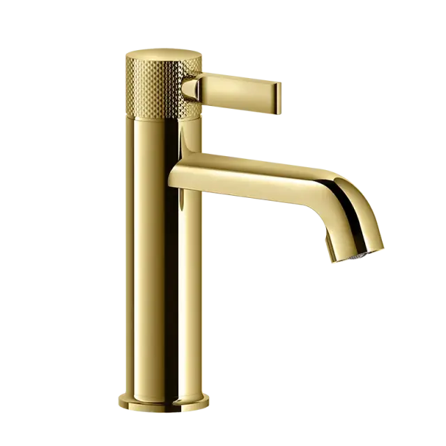 Смеситель для раковины Gessi INCISO 58002#246 золото PVD