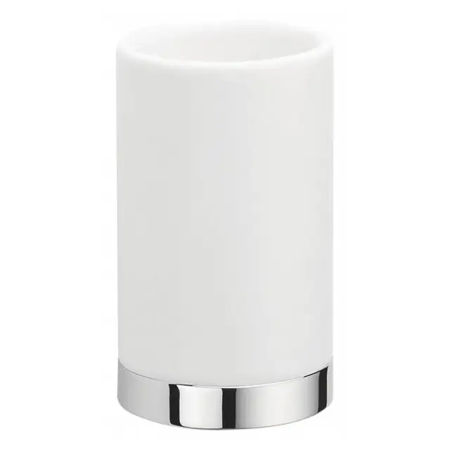 Стакан Colombo Design NORDIC B5241.CBO керамика белая матовая/хром