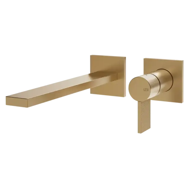 Смеситель для раковины Gessi INVERSO DIAMANTATO 73688#726 цвет-Warm Bronze Brushed PVD