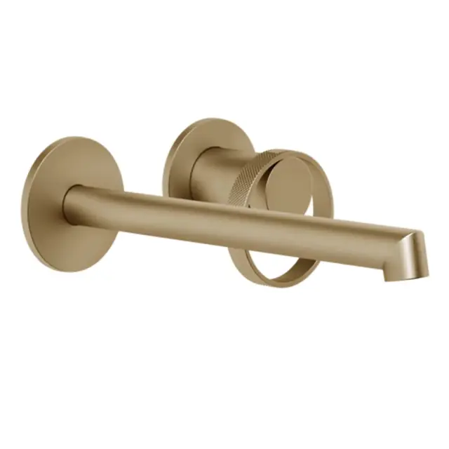Смеситель для раковины Gessi ANELLO 63383#726 Warm Bronze Brushed PVD