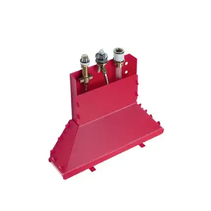 Скрытая часть смесителя на край ванны на 3 отв. 70*16*h55