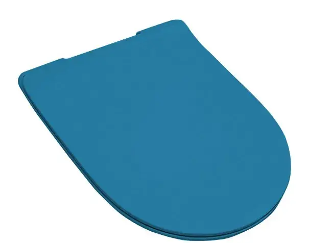 Сиденье для унитаза Slim, быстросъемное blu avio opaco