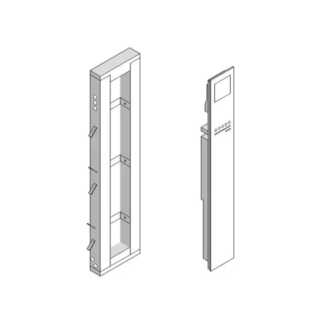 Effe HACMTS0018 – Парогенератор 60 Touch&Steam 4,5 - 6,2 м3, внешняя часть