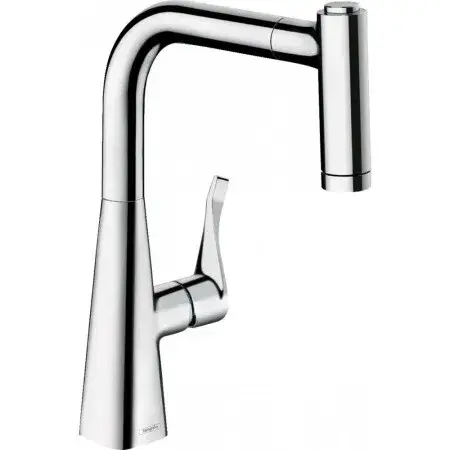 Смеситель для кухни, Hansgrohe, Metris M71, цвет-хром