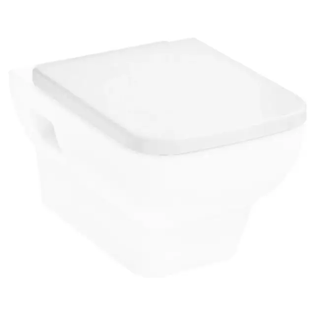 Сиденье для унитаза, Hansgrohe, EluPura Original S, шг 365*540, цвет-белый