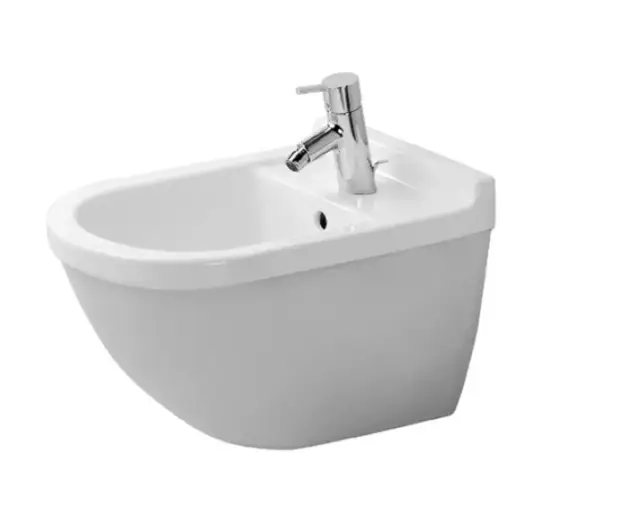 Биде подвесное, Duravit, Starck 3, шгв 365*540*335, цвет-белый