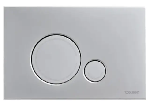 Клавиша смыва, Duravit, DuraSystem, для унитаза, шгв 230*6,5*150,5, цвет-хром матовый