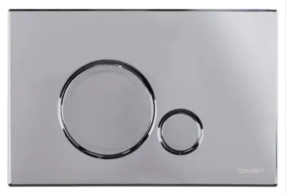 Клавиша смыва, Duravit, DuraSystem, для унитаза, шгв 230*6,5*150,5, цвет-хром