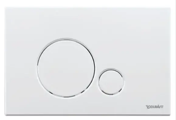 Клавиша смыва, Duravit, DuraSystem, для унитаза, шгв 230*6,5*150,5, цвет-белый