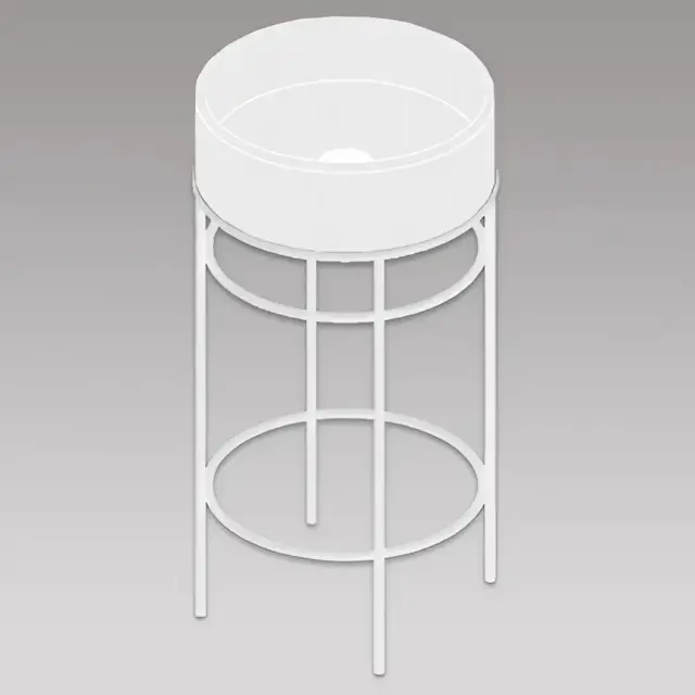 Консоль для ванной комнаты Art Ceram VOGUE ACA058.05 Цвет-белый матовый