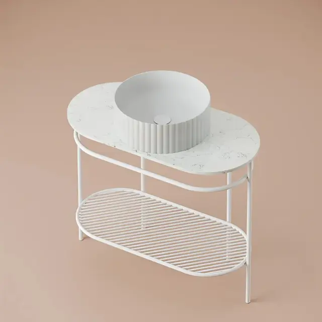 Мебель для ванной комнаты Art Ceram Flair TFA013.05 Цвет- белый матовый