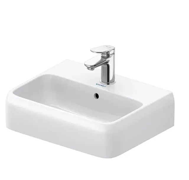 Раковина, Duravit, Qatego, шгв 450*350*145, отверстия для смесителя-1, цвет-белый