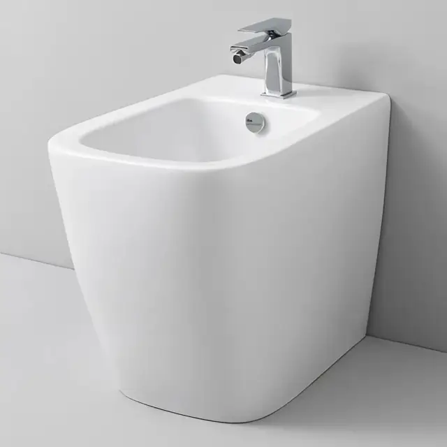 Биде Art Ceram ASB005 01 00 цвет-glossy white