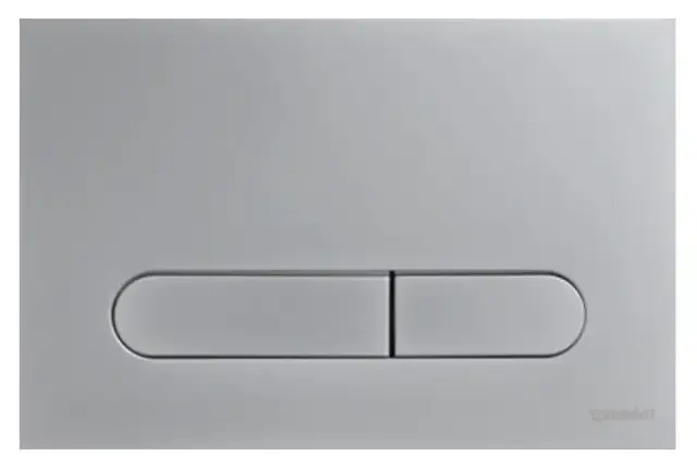 Клавиша смыва, Duravit, DuraSystem, для унитаза, шгв 230*6,5*150,5, цвет-хром матовый