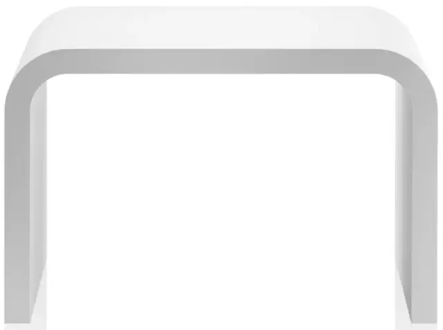 Душевая табуретка 24.5 x 33 x 21.5cm Белый матовый