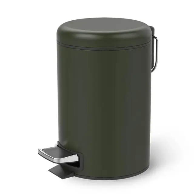 Decor Walther © 0615760 - Ведро с педалью TE 35, цвет Черный матовый (Изделие может иметь нюансы)