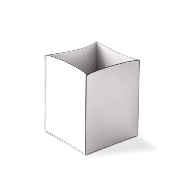 Decor Walther 0938750 Корзина для бумаг NAPPA PK без крышки - Натуральная кожа NAPPA белоснежно-бела