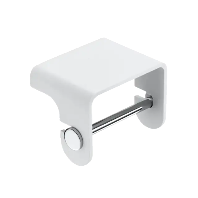 Держатель для туалетной бумаги Decor Walther STONE TPH4 0974554 хром/белый