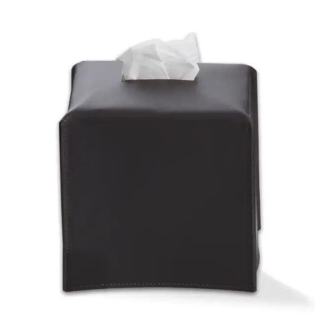 Контейнер для салфеток Decor Walther NAPPA KBQ 0938190 кожа NAPPA цвет-черно-коричневый
