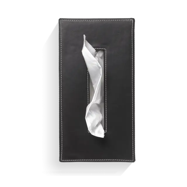 Decor Walther © 0839960 - KB 40 Салфетница Имитация кожи черная