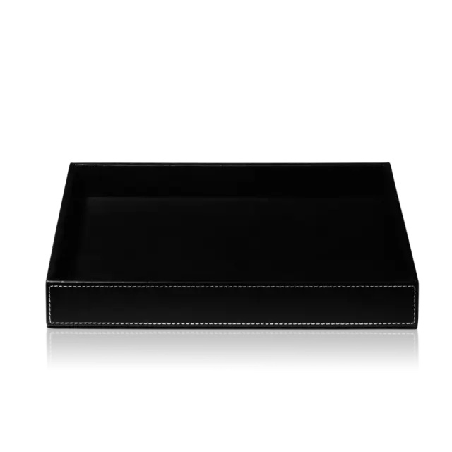 Decor Walther 0932560 - BROWNIE TAB R Лоток Имитация кожи черная