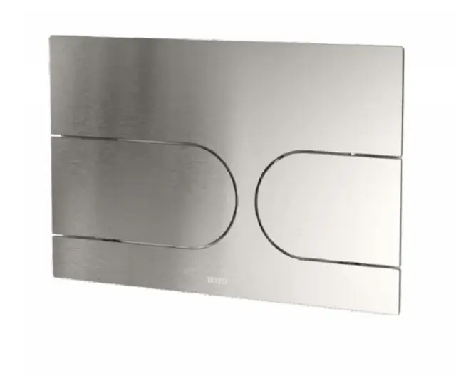 Клавиша смыва, TOTO, WASHLET®, для унитаза, шгв 243*12*159, цвет-сталь