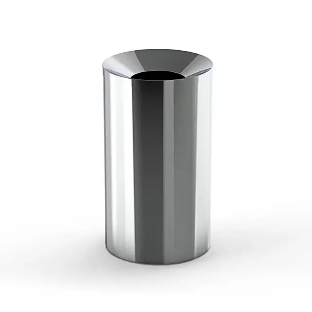 Decor Walther © 0615600 Мусорный бак DW 240 с внутренним ведром для торгового центра / Хром