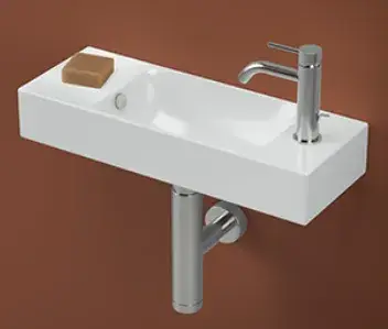 Раковина Art Ceram Brick LML002.01;00 белый блестящий