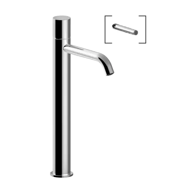 Fantini # 5002G906WF NOSTROMO SMALL Смеситель для раковины на 1 отверстие, высокий излив хром