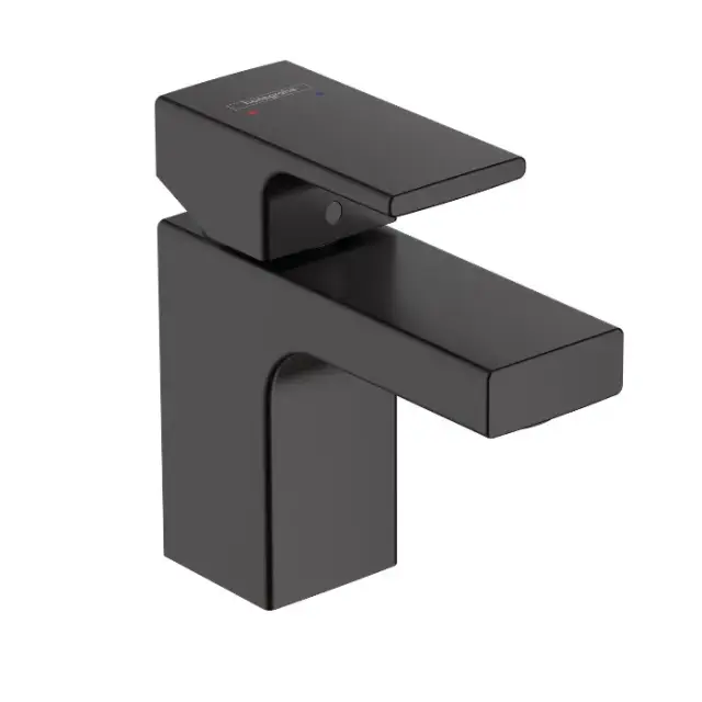 Смеситель для раковины, Hansgrohe, Vernis Shape, цвет-матовый черный