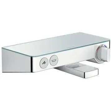 Смеситель для ванны и душа, Hansgrohe, Ecostat Select, цвет-белый/хром