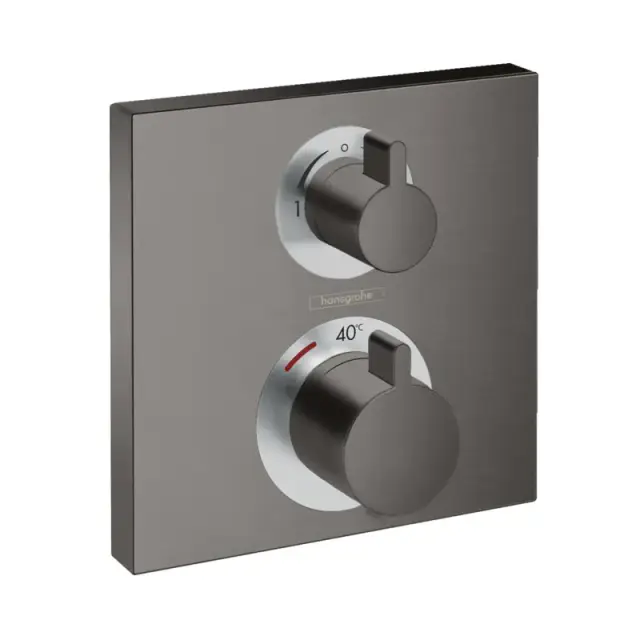 Смеситель для душа, Hansgrohe, Ecostat, цвет-шлифованный черный хром