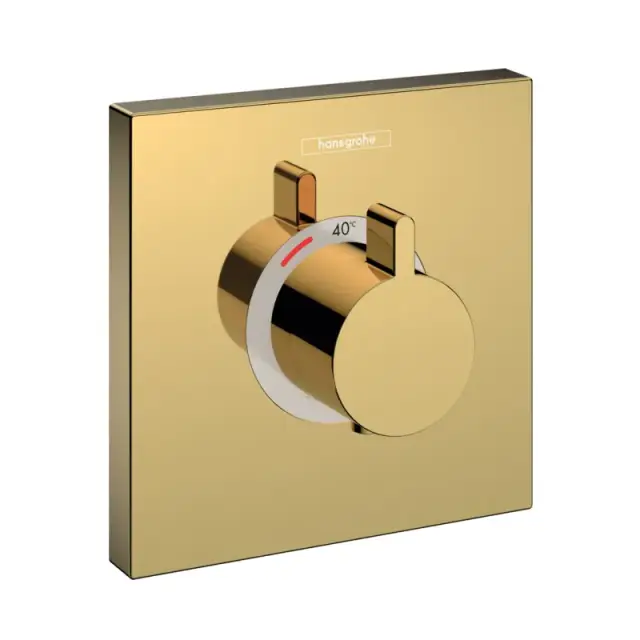 Смеситель для душа, Hansgrohe, ShowerSelect, цвет-полированное золото