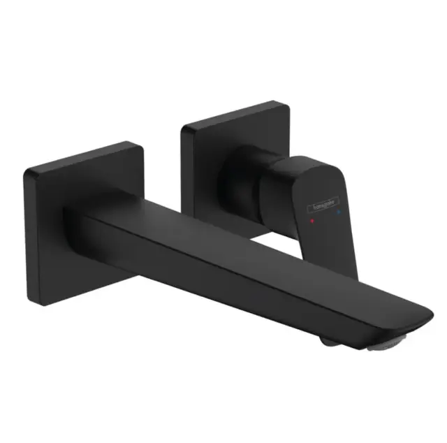 Смеситель для раковины, Hansgrohe, Logis, цвет-чёрный матовый