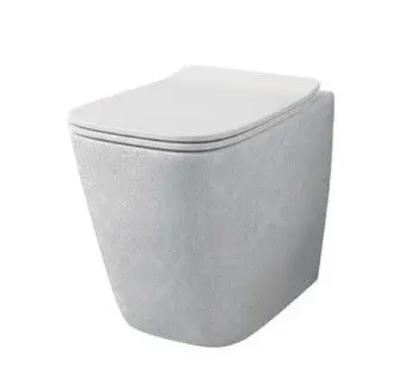 Унитаз Art Ceram RIMLESS ASV004.01.86 Цвет-белый/декор cementina