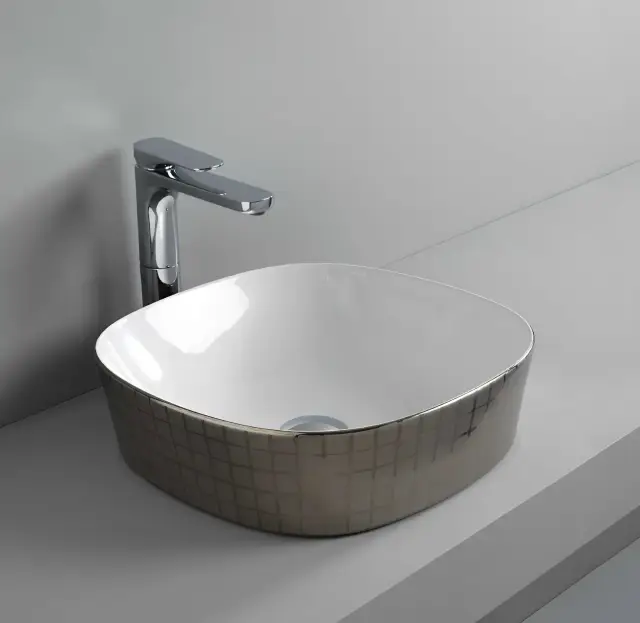 Раковина Art Ceram GHL001.01.58 Цвет-белый/platinum mosaic