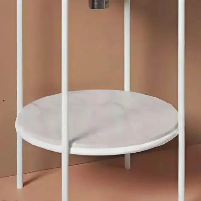 Мраморная полка для металлической консоли