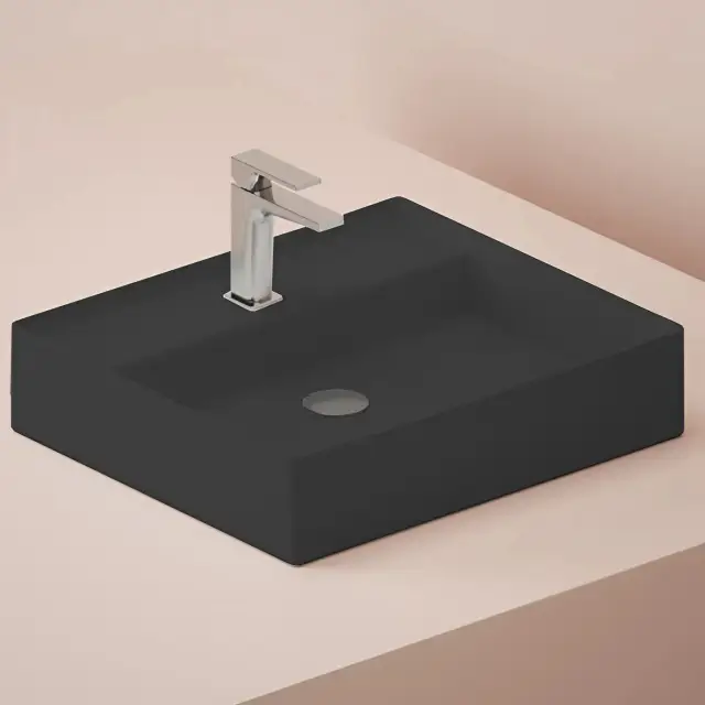 Раковина Art Ceram Scalino SCL007.17.00 Цвет-чёрный матовый