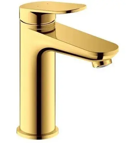 Смеситель для раковины, Duravit, Wave, цвет-золото (Gold, Polished Gold)