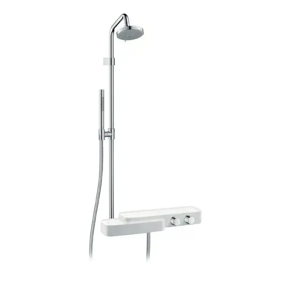 Душевая стойка AXOR Bouroullec 19670400 хром/белый