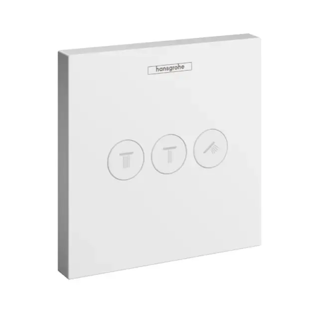 Внешняя часть встр. переключателя потоков матовый белый