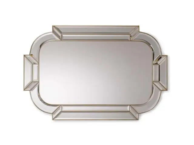 Зеркало для ванной Sbordoni Savoie SB002O вставки из флоат-стекла, латунь