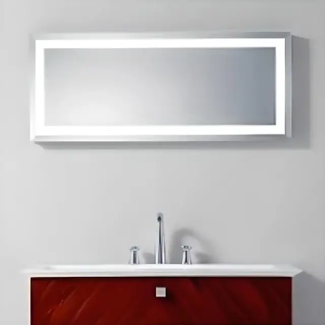 Зеркало для ванной BURGBAD DIVA SIAA120 K0005 рама - шпон, цвет палисандр глянцевый