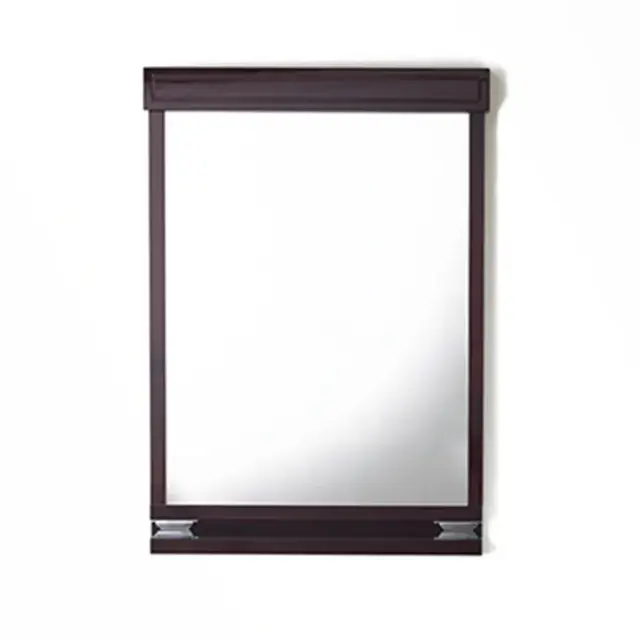 Зеркало для ванной Devon&Devon Bentley Bentley Mirror никель полированный, цвет махагон